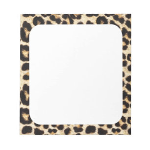 Faux Leopard Fur Notitieblok