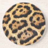 Faux Leopard Fur Onderzetter (Voorkant)