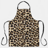 Faux Leopard Fur Pattern | Wilde katten Schort (Voorkant)