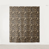 Faux Leopard Fur Pattern | Wilde katten Wandkleed (Voorkant)