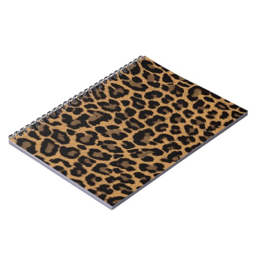 faux leopard notitieboek (Linkerzijde)