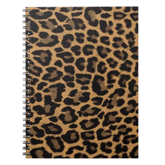 faux leopard notitieboek (Voorkant)