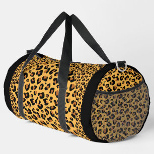 Faux Leopard Print Athletic Gym Travel Ga verder Plunjezak