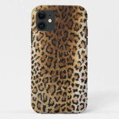 faux Leopard Print iPhone 5 Hoesje (Achterkant)