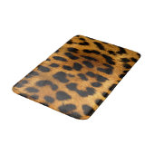 Faux Leopard Skin Bathroom Mat (Gekanteld)