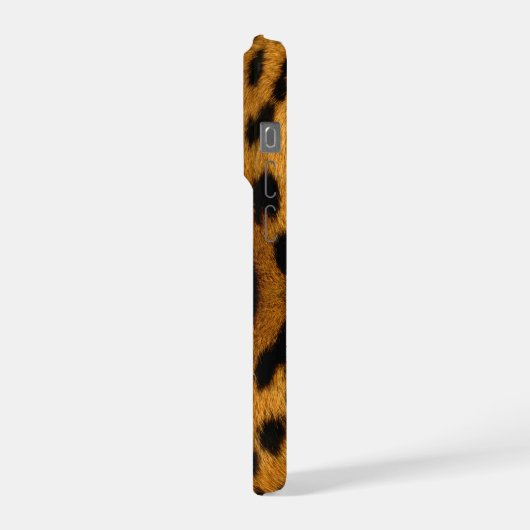 Faux Leopard Skin iPhone Hoesje (Linkerkant)