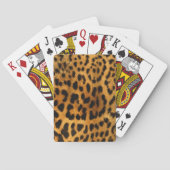 Faux Leopard Skin Pokerkaarten (Achterkant)