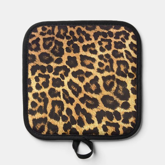 Faux Leopard Skin Pot Holder Pannenlap (Voorkant)