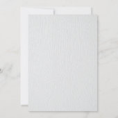 Faux letterpress wood rustige elegant-uitnodiging kaart (Achterkant)