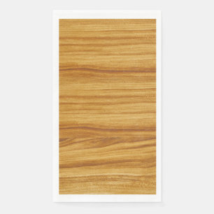 Faux Licht Hout Grain Guest Paper Napkin Servet
