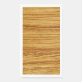 Faux Licht Hout Grain Guest Paper Napkin Servet