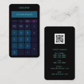 Faux-look voor berekeningen visitekaartje (Voorkant / Achterkant)