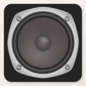 Faux Loudspeaker Kartonnen Onderzetters (Voorkant)