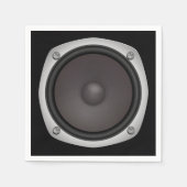 Faux Loudspeaker Servetten (Voorkant)