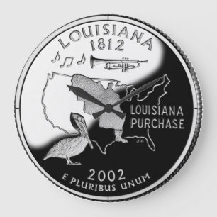 Faux Louisiana State Quarter Clock Grote Klok