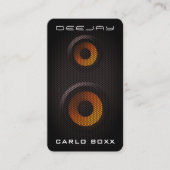 Faux luidsprekervakje visitekaartje (Voorkant)