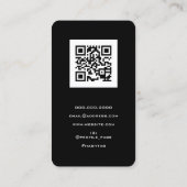 Faux luidsprekervakje visitekaartje (Achterkant)