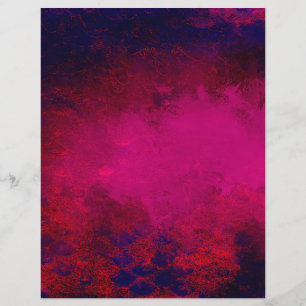 Faux Magenta en Indigo Folie Scrapbook Paper