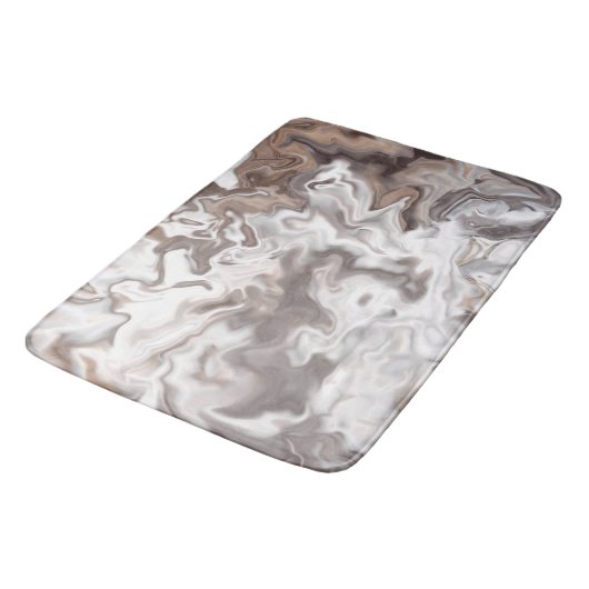 Faux Marble Abstract Badmat (Gekanteld)