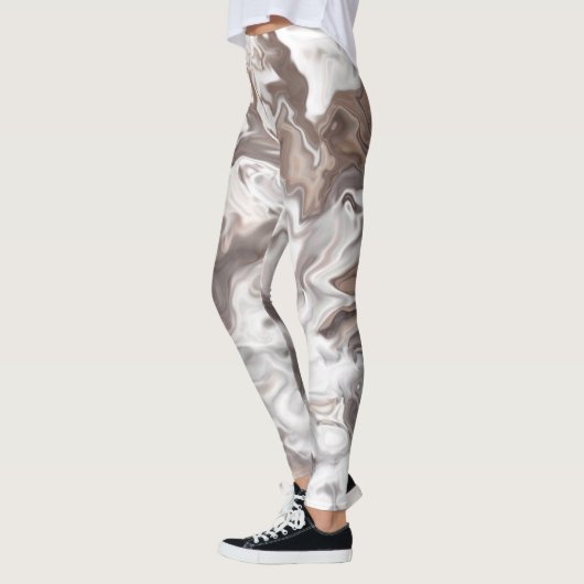Faux Marble Abstract Leggings (Links)