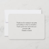 Faux Marble Alabaster Bedankt (Achterkant)