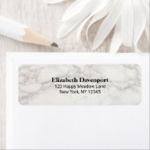 Faux Marble Alabaster Taupe Tan Abstract Etiket (Insitu)