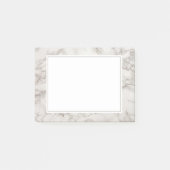 Faux Marble Alabaster Taupe Tan Modern Post-it® Notes (Voorkant)