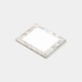 Faux Marble Alabaster Taupe Tan Modern Post-it® Notes (Schuin)