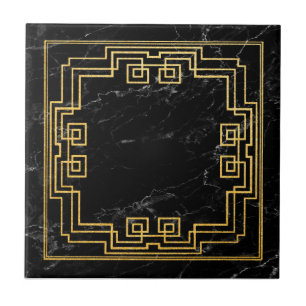 Faux Marble Art Deco Style keramiek Tegeltje
