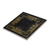 Faux Marble Art Deco Style keramiek Tegeltje (Zijkant)