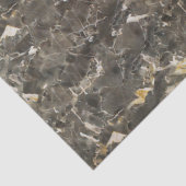Faux Marble Black Grey Beige Tissuepapier (Detail)