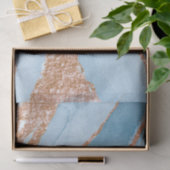 Faux Marble Blue Gold Wrapping, ontkoppeling, Craf Tissuepapier (Geschenk)