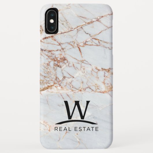Faux Marble Cell Phone Case (Achterkant)
