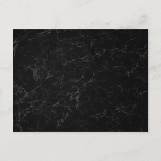 Faux Marble Geometric Aankondigingskaart (Achterkant)