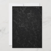Faux Marble Geometric Bewaar de datum Kaart (Achterkant)