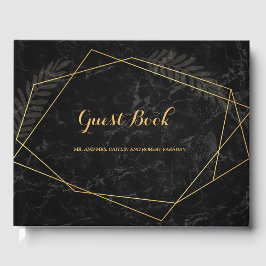 Faux Marble Geometric Gastenboek
