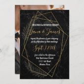 Faux Marble Geometric Kaart (Voorkant / Achterkant)