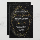 Faux Marble Geometric Kaart (Voorkant / Achterkant)