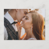 Faux Marble Geometric Save the Date Aankondigingskaart (Achterkant)