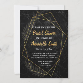 Faux Marble Geometric Vrijgezellenfeest Kaart