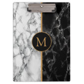 Faux Marble Klembord met aangepaste letter (Voorkant)