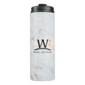 Faux Marble Thermal Tumbler Thermosbeker (Voorkant)