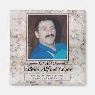 Faux Marked Custom Memorial Keepsakes Magneet