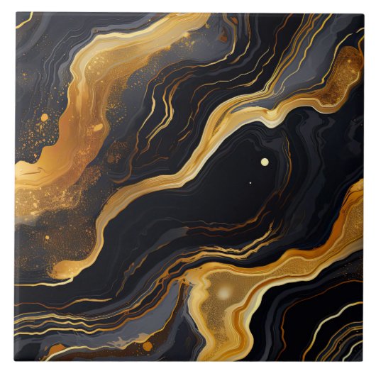 Faux marmer betegeld patroon tegeltje (Voorkant)