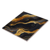 Faux marmer betegeld patroon tegeltje (Zijkant)