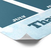 Faux marmer fotomedewerker van het maandbeeldscher poster (Hoek)