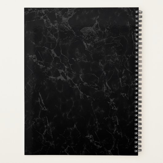 Faux Marmer Geometrische Bruiloft Planner (Achterkant)