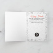 Faux marmer goudmedaille werknemer van de jaarkaar kaart (Binnen)