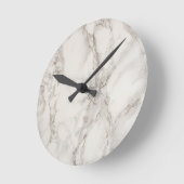 (faux) marmer - verfijnde trendy mooi ronde klok (Hoek)