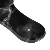 Faux marmeren snijplank gepersonaliseerd monogram (Hoek)